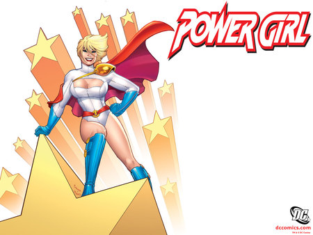 Power Girl - dc, fantasy, power, comic, girl