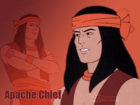 Apache Chief - chief, fantasy, apache, comic