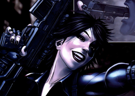 Domino - girl, domino, comic, fantasy