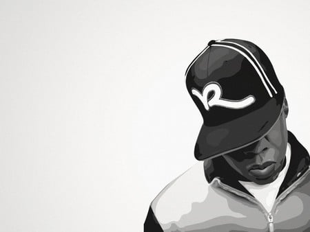 Jay-z - hat, music, white, people, men, models male, jay