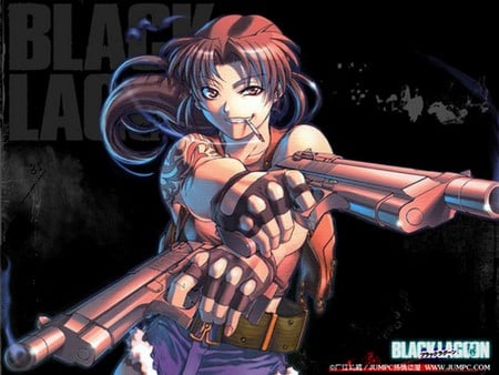 Black Lagoon - black, fantasy, anime, lagoon, girl