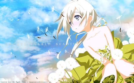 Unpredictable Beauty - beauty, sky, girl, cloud, anime