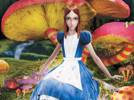 Alice - hd, alice, alice in wonderland, game, anime