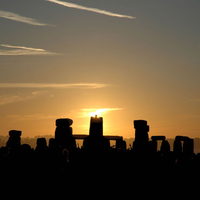 Sunrise Behind Stonehenge