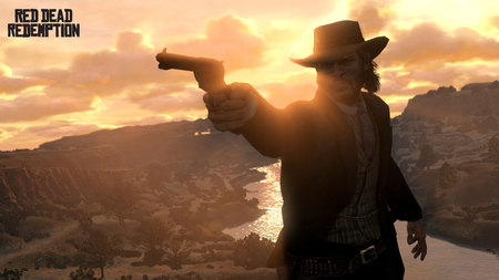 Red Dead Redemption Sun Behind - red, dead, redemption, behind, sun