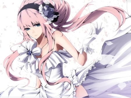 Megurine Luka - anime, vocaloid, white, luka