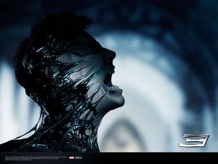 Spider Man 3 - sexy, hot, girl, spiderman, black, kristen dunst, tobey maguire, cool, dark, red, blue, beautiful, green, cute, lights