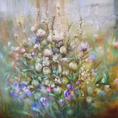 Floral Glow - flowers, soft, painting, beauty, assorted