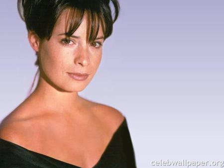 Holly Marie Combs - nice eyes, female, black hair, cute, black dress, actress