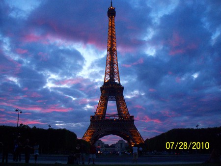 Tour Eiffel - eiffel, france, paris, sunset, tower