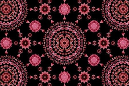 TREEBELL ARRAY WEB - array, rug, pink, pattern, black, web