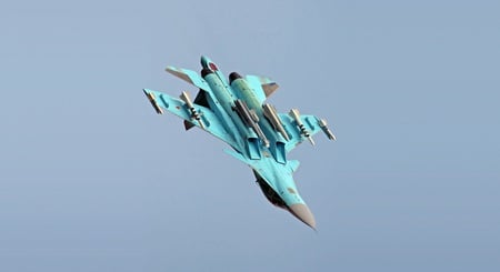 Su-34 - 34, russia, aircraft, jet, sukhoi, suchoj, fullback