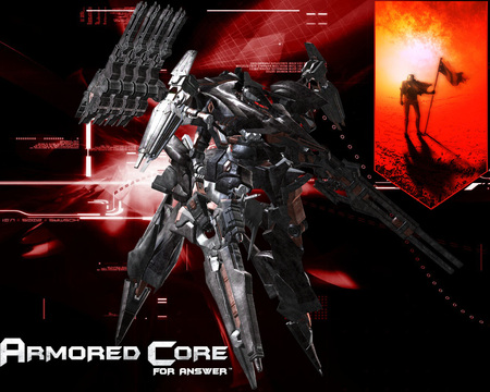 Armored Core - game, fantasy, core, armored, robot