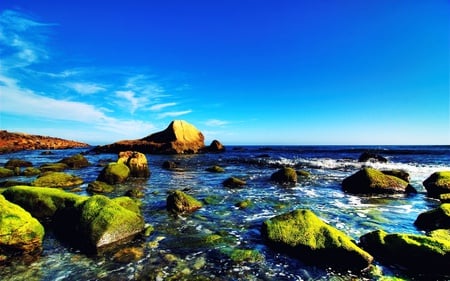 Beauty of Nature - nature, beaches, sky, amazing, blue, photography, water, rocks