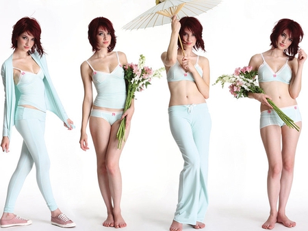 Susan Coffey - nightwear, coffey, susan, pale blue