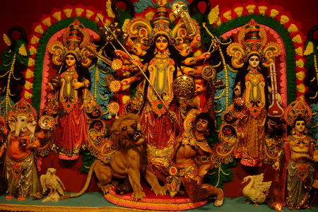 Goddess Durga - puja, kolkata, durga, 2009