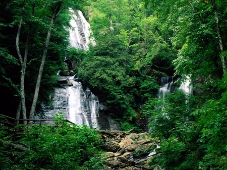 anna ruby falls - waterfalls