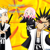 bleach hitsugaya_toushirou kusajishi_yachiru zaraki_kenpachi