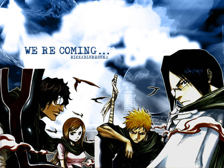 bleach inoue_orihime kurosaki_ichigo yasutora_sado - bleach-inoue-orihime-kurosaki-ichigo-yasutora-sado