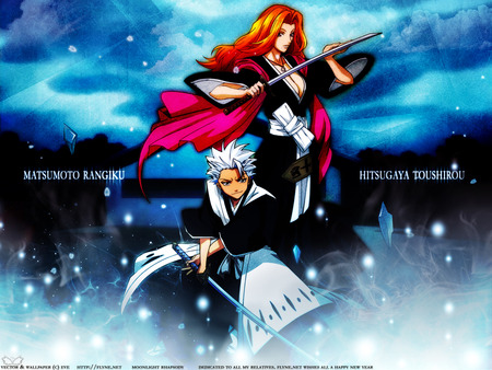 bleach hitsugaya_toushirou matsumoto_rangiku