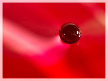 crimson-pearl. - funny, red, 3d, color, pearl