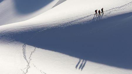 Alpinists Chamonix France - alp, alpinist, france, widescreen