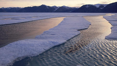 Arctic Waters Baffin Island Canada - canada, island, beach, widescreen