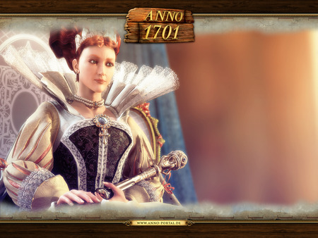 Anno - fantasy, game, throne, female, anno, queen