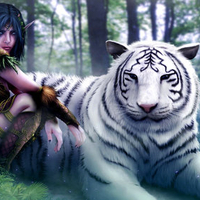 ELF AND WHITE TIGER