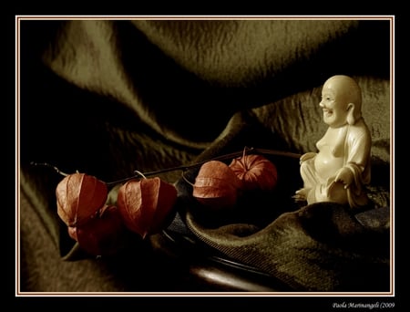 Little Budha - budha figure, art photo, still life, abstract