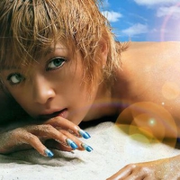 ayumi on the beach