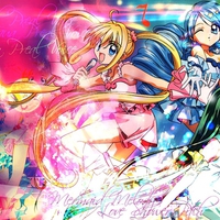 Mermaid Melody Pichi Pichi Pitch Abstract Wallpaper