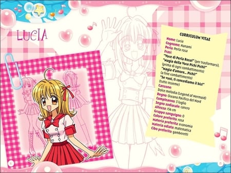 Lucia Nanami Italian Coloring Page - luchia, nanami, page, lucia