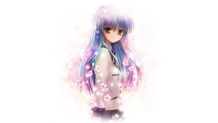 ANGEL BEATS! - angel, anime girl, pretty, kanade tachibana, beautiful, anime, angel beats, cute, manga