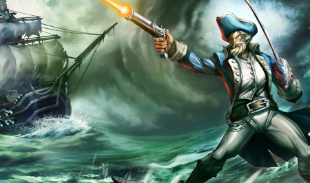 League of Legends - Gangplank - league, league of legends, riot, legends, gangplank