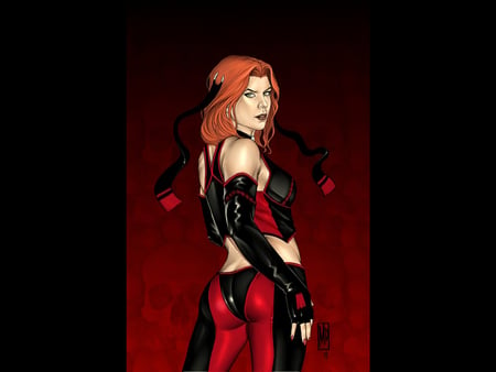 Bloodrayne - vampire, comic, damphir, game, fantasy, female, bloodrayne