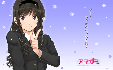 Haruka Morishima - anime, haruka, ss, school, girl, morishima, amagami, uniform