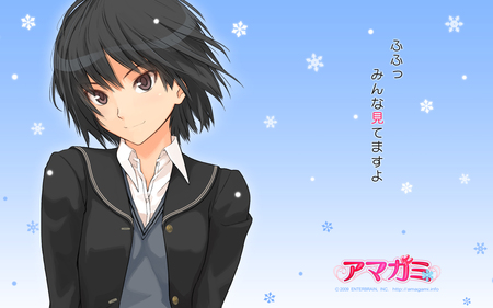 Nanasaki Ai - anime, nanasaki, ss, school, girl, amagami, ai, uniform