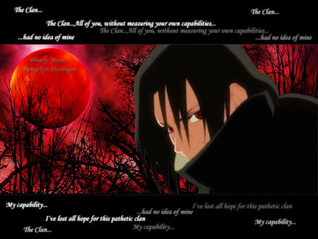 itachi - anime, wallpaper, naruto, boy