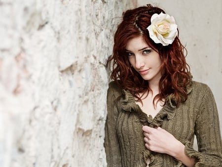 Susan Coffey - flower, coffey, susan, model