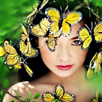 SHE AND BUTTERFLY