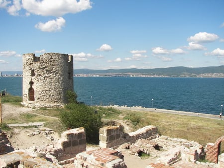 Nessebar, Old town - nessebar, photo, black sea, bulgaria