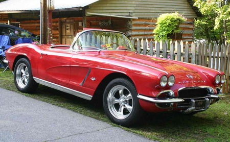 62 chevy corvetteconvertible - dodge, ford, chevy, chrsy