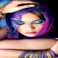 WOMAN IN PURPLE