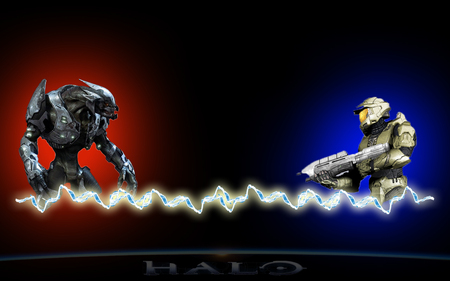 Masterchief vs Arbiter (halo) - arbiter, masterchief, halo, ring, vs