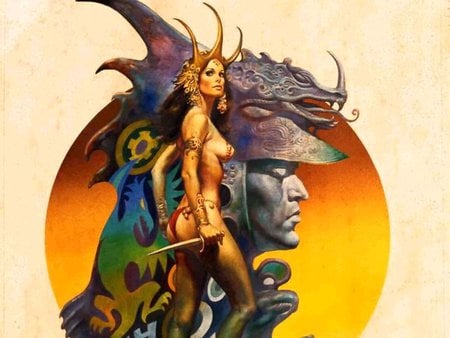 dragon maiden 1978 - fantasy, art, fiction, dragon