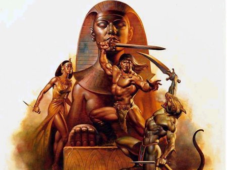 egyptianwarrior 1986 - fantasy, warrior, art, fiction