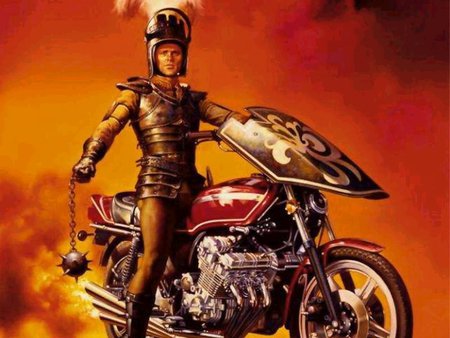 knight on wheels 1980 - warrior, fantasy, knight, art