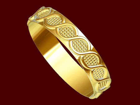 Bracelet for delicious woman - woman, fashion, gold, 3d, art