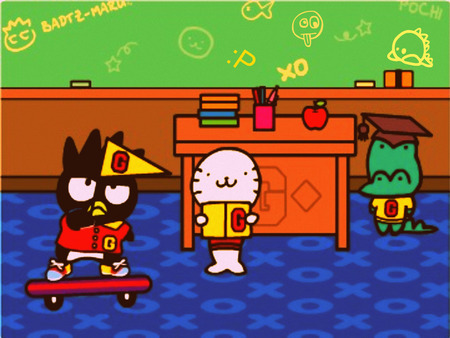 badtz school - hello kitty and friends, reichiinya, badtz maru, badtz maru and friends